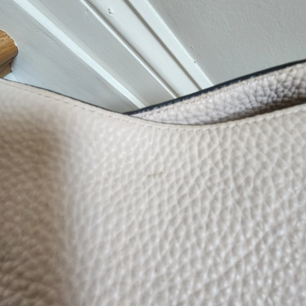 Rebecca Minkoff Unlined Whipstitch Leather Hobo Bag, Soft Blush - Picture 11 of 16